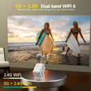 Axyaa Magcubic Auto Focus 4K WiFi 6 Android 11 Portable Projector