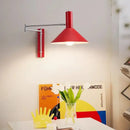 Axyaa Stretchable LED Wall Sconces - Nordic Modern Long Arm Design for Bedroom and Study Room