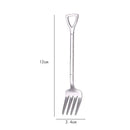 Axyaa Stainless Coffee Spoon Set of 6 – Colorful Tea Stirring Scoops & Fruit Dessert Tableware