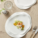 Axyaa White Ceramic Exquisite Cold Dish - Restaurant & Hotel Special