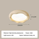 Axyaa Nordic Wabi Sabi LED Ceiling Light - Creative Japanese Circular Fixture