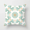Modern Geometry Print Pillow Case for Home Decor by Axyaa - Mint Green Pillow Cover