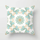 Modern Geometry Print Pillow Case for Home Decor by Axyaa - Mint Green Pillow Cover