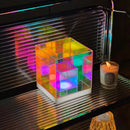 Axyaa LED Colorful Cube Lamp - Modern Bedroom & Living Room Decor