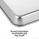 Axyaa Stainless Steel Food Storage Tray for Restaurant and Hotel Dinnerware