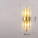 Axyaa Crystal Wall Lamp for Living Room Bedroom TV Background Sconce