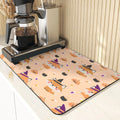 Axyaa Cute Ghost Pattern Coasters and Placemat Set