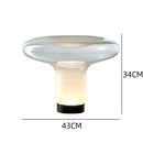 Luxury Axyaa Glass Bedside Lamps for Bedroom, Living Room, Hotel, or Study