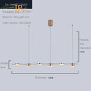 Axyaa Modern Chandelier for Kitchen & Dining Room Decoration with Remote Control