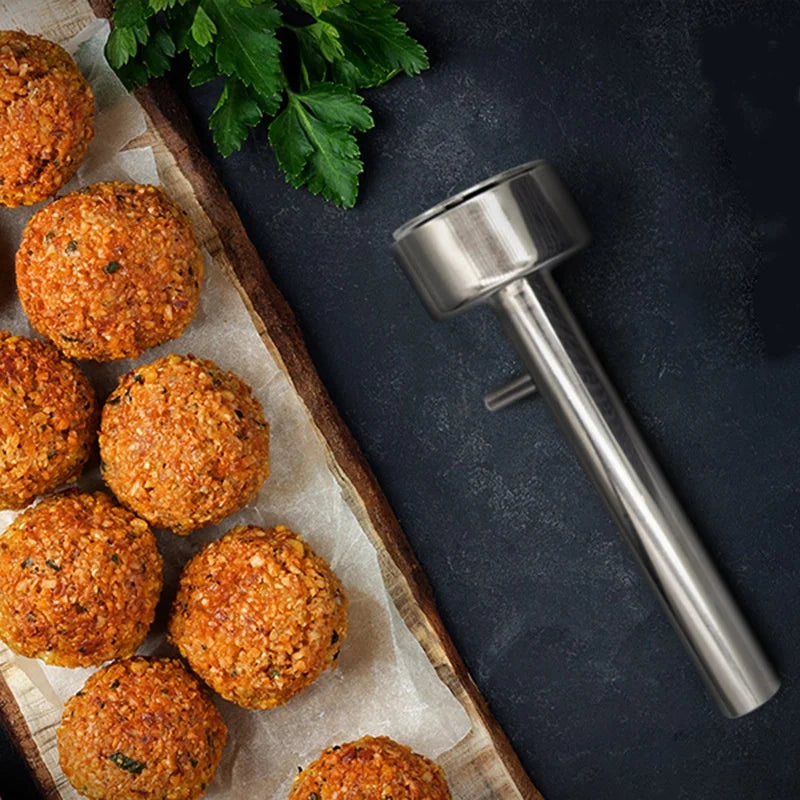 Axyaa Stainless Steel Meatball Maker & Rice Ball Shaper for Kitchen Accents