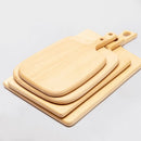 Axyaa Wood Cutting Board with Handle - Bread Cheese Pizza Serving Tray