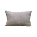 Axyaa Teddy Faux Fur Cushion Cover 30x50 Throw Pillow Cover White Sofa Decor