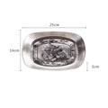 Axyaa Retro Snack Tray: Small Rectangle Kitchen Organizer for Food, Fruit, Cake