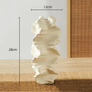 Axyaa Ceramic Vase: Unique Patterns, Handcrafted Flower Arrangement Home Décor