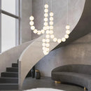 Axyaa Nordic Stair Chandelier | Pendant Lights for Living, Bedroom, and Dining Room