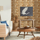 Axyaa 3D Faux Stone Peel and Stick Wall Panels - Decorative Self-adhesive Wall Tiles