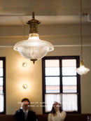 Axyaa Retro French Glass Chandelier for American Restaurant Coffee Shop Study