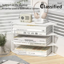 Axyaa Desktop File Rack & Office Workstation Storage - Bookstand & Desk Divider