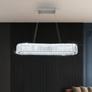 Axyaa Modern Crystal Ceiling Chandeliers, Changeable Lighting Fixture for Living Room, Bedroom, Restaurant or Home Décor