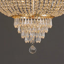 Axyaa Luxury Crystal Chandelier for Living Room High Ceiling Staircase European Style