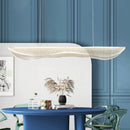 Axyaa Modern Arc Acrylic LED Pendant Chandeliers for Home Decoration