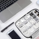 Axyaa Travel Electronics Organizer Bag - Cable Storage Holder and Accessory Case