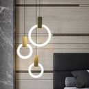 Axyaa Modern LED Ring Pendant Chandelier for Foyer Kitchen Dining Bedroom