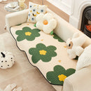 Axya Cotton Sofa Cover for Irregular Shaped Sofa - Four Seasons Universal Couch Protector