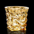 Axya Large Crystal Wine Glass Gold-Plated Whiskey Cup Beer Brandy Tea Cup