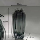 Axyaa Pomegranate Glass Vase for Flowers Arrangement and Table Decoration