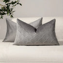 Axyaa Velvet Shell Pattern Throw Pillowcase for Home Decor