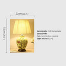 Axyaa Contemporary Ceramic Table Lamp for Living Room Bedroom, Hotel Decor