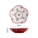 Axyaa Retro Ceramic Fruit Bowl Set for Stylish Table Presentation