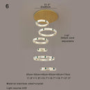 Axyaa Large Crystal Ceiling Pendant Light Fixture Luxury Villa Stairwell Decor Gold