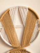 Axyaa Boho Bamboo Dream Catcher Macrame Wall Hanging for Home Decor