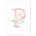 Giraffe & Lion Nursery Wall Art Prints by Axyaa