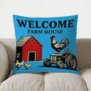 Cozy Country Decor Pillow Cover by Axyaa: Perfect for Sofa, Bedroom & Car