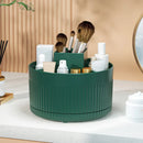 Axyaa Makeup Brush Holder Box, Rotating Brush Storage Cup - 5 Slots
