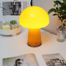 Axyaa Modern Mushroom Orange Table Lamp for Creative Living Spaces