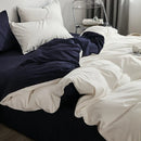 Axyaa Solid Color Matching Bed Four-Piece Set with Spring & Summer Design