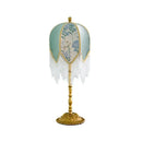 Axyaa Crystal Tassel Table Lamp LED Gold Lustre Elegant Bedrooms Princess Villa Decor