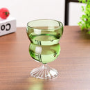 Axyaa 300ML Colored Glass Cup Water Bottle Coffee Tea Drinkware Mug