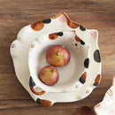 Axyaa Cartoon Cat Ceramic Tableware Set