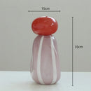 Axyaa Fringe Glass Vase Cover Band for Irregular Floral Arrangement