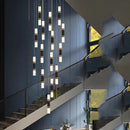 Axyaa Nordic Stair Chandelier Pendant Lights Living Dining Room Ceiling Light Indoor Lighting