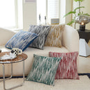 Axyaa Large Textured Accent Pillowcases, 45x45cm, Abstract Jacquard Design