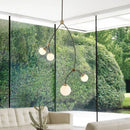 Axyaa Glass Bubble Nordic Chandelier for Home Decor & Restaurant Lighting