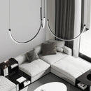 Axyaa Nordic Copper Chandelier Pendant Lights for Minimalist Living Room Decor