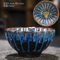 Axyaa Kiln Ceramic Teacups: Hand-Inlaid Kung Fu Design for Travel & Meditation