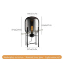 Axyaa Glass Floor Lamp for Nordic Living Room Decor